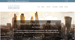Desktop Screenshot of londonheadhunters.co.uk